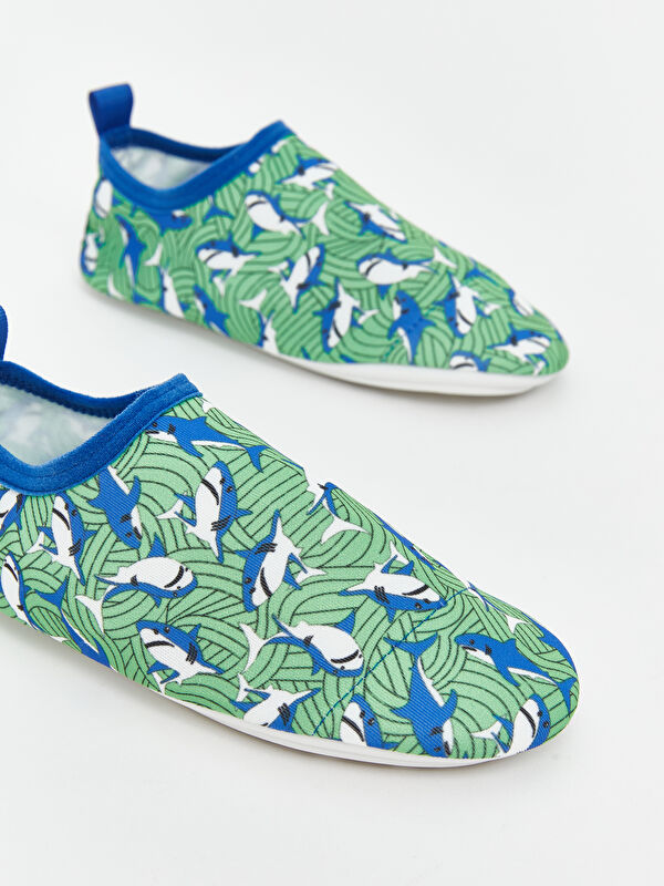 Lcw Steps Yeşil Lcw Steps Baskili Erkek Bebek Deniz Ayakkabısı