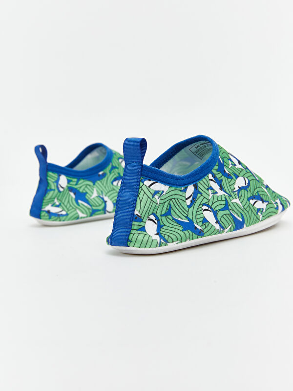 Lcw Steps Yeşil Lcw Steps Baskili Erkek Bebek Deniz Ayakkabısı