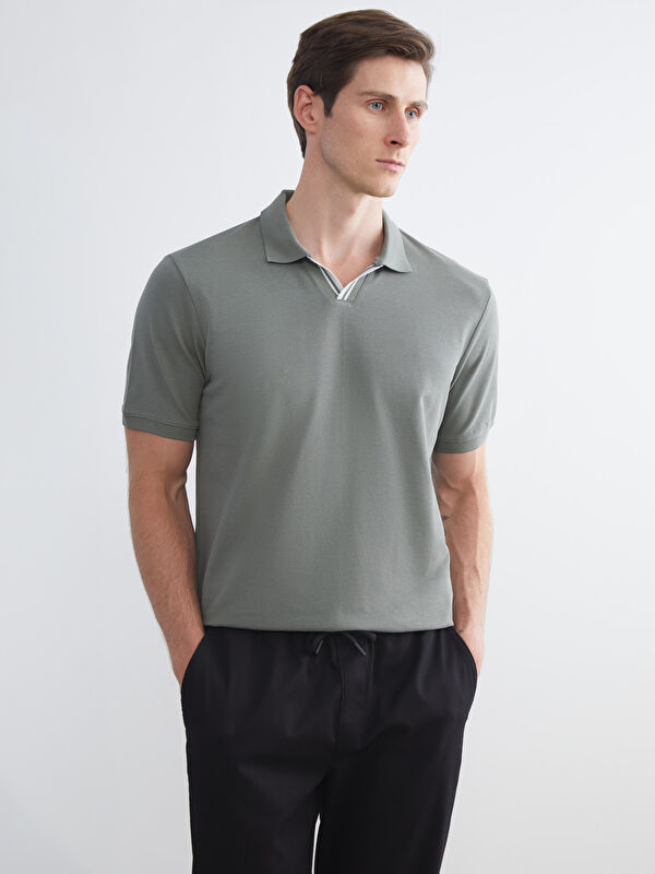 LCWAIKIKI Classic Polo Yaka Pike Erkek Tişört