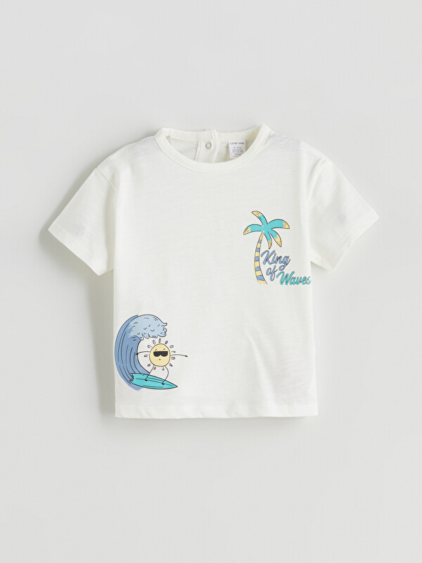LCW baby Baskılı Erkek Bebek Tişört