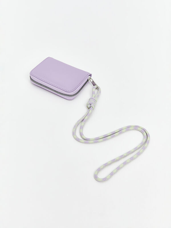 LCW ACCESSORIES Askılı Deri Görünümlü Kadın Cüzdan