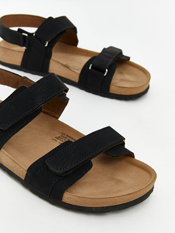 Lcw Steps Siyah Lcw Steps Çift Bantlı Erkek Terlik