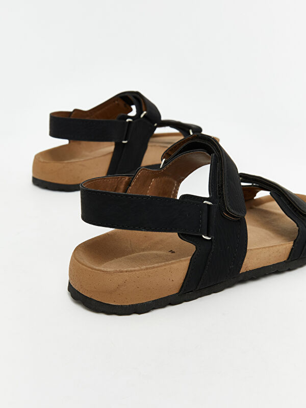 Lcw Steps Siyah Lcw Steps Çift Bantlı Erkek Terlik