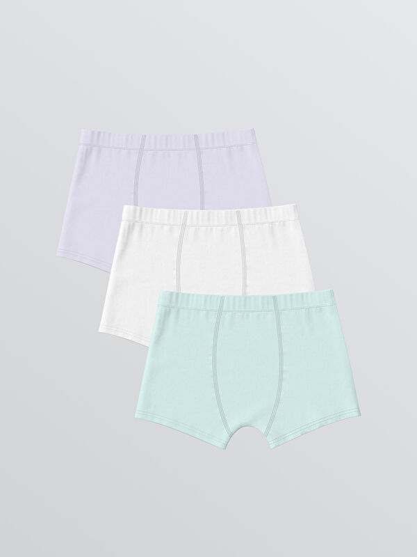 LCW Kids Basic Erkek Çocuk Boxer 3'lü