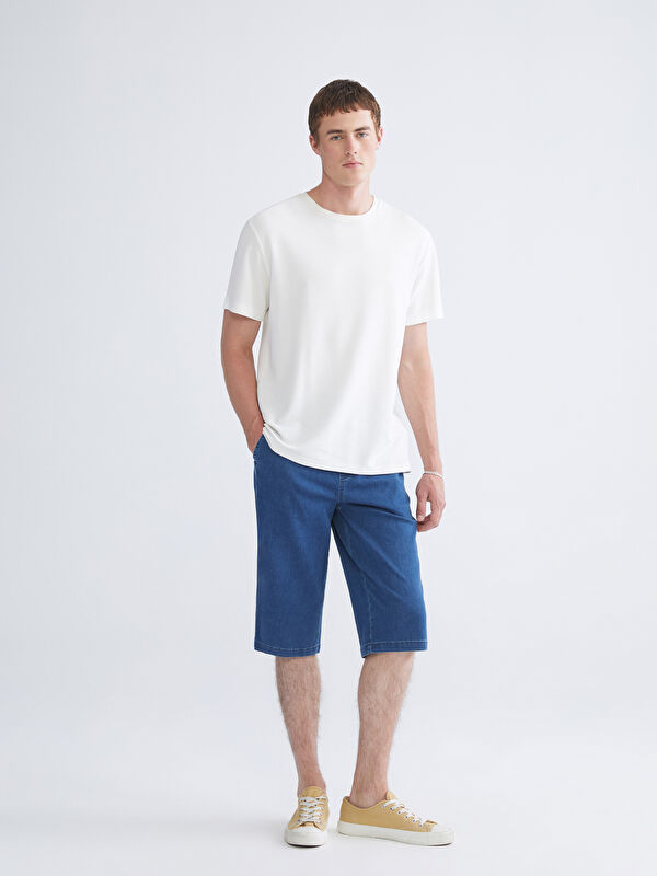 LCW Jeans Relaxed Fit Men's Denim Shorts