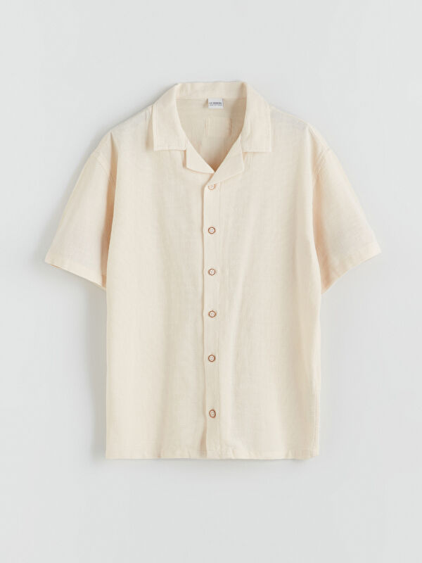 LCW Kids Basic Kısa Kollu Erkek Çocuk Gömlek