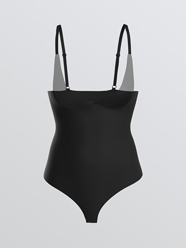 LCW DREAM Düz Askılı Kadın Bodysuit Korse
