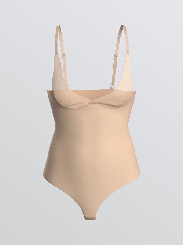 LCW DREAM Düz Askılı Kadın Bodysuit Korse