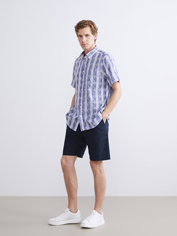 LCWAIKIKI Classic Slim Fit Gabardin Erkek Şort