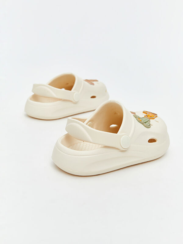 Lcw Steps Bej Lcw Steps Baskili Kız Çocuk Plaj Sandaleti