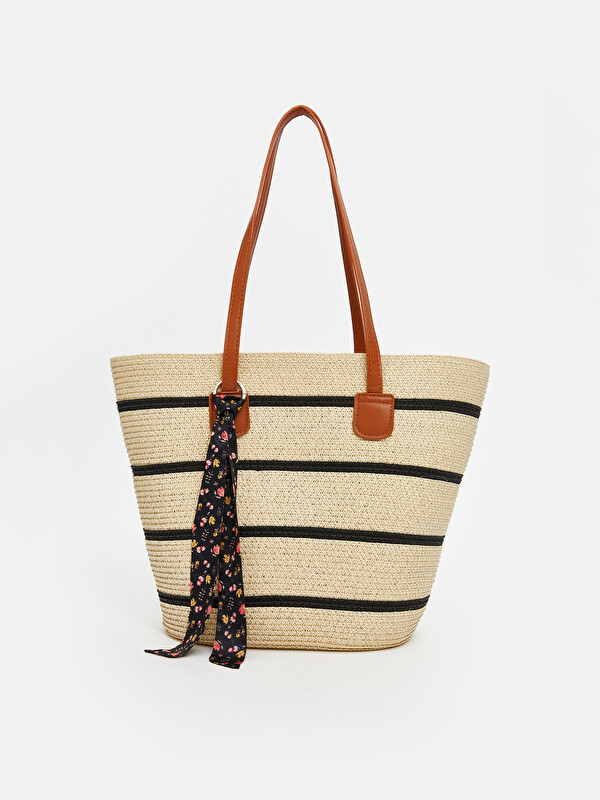 LCW ACCESSORIES Kadın Hasır Plaj Çantası