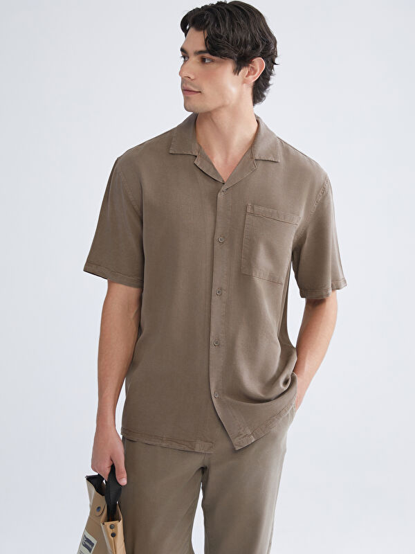 XSIDE Regular Fit Uzun Kollu Gabardin Erkek Gömlek