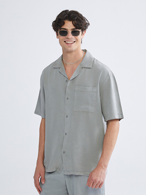 XSIDE Regular Fit  Gabardine Men's Shirt