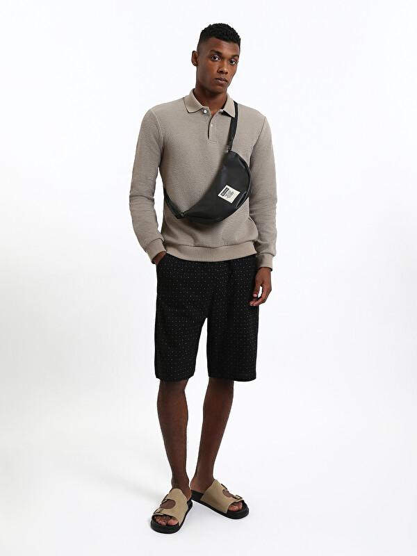 LC WAIKIKI Standard Fit Men's Pyjama Bottom Shorts
