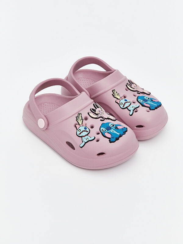 LCW STEPS Lilo ve Stitch Baskılı Kız Çocuk Plaj Sandaleti