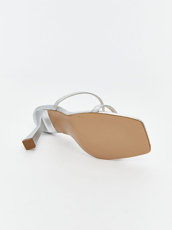 Kare Burun Kadın Topuklu Ayakkabı - Görsel 5