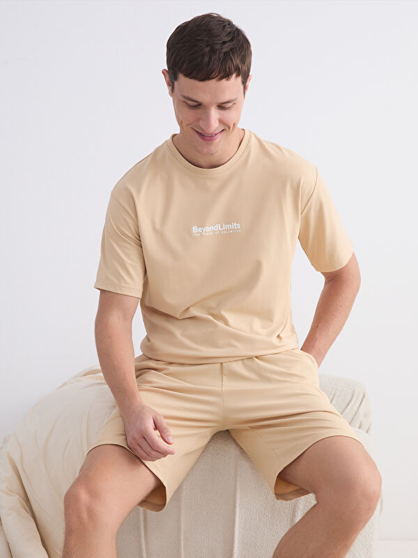 LC WAIKIKI Standart Kalıp Erkek Şortlu Pijama Takımı