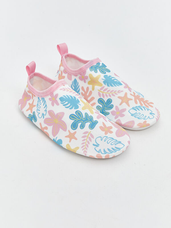 Baskılı Kız Bebek Deniz Ayakkabısı - Görsel 2