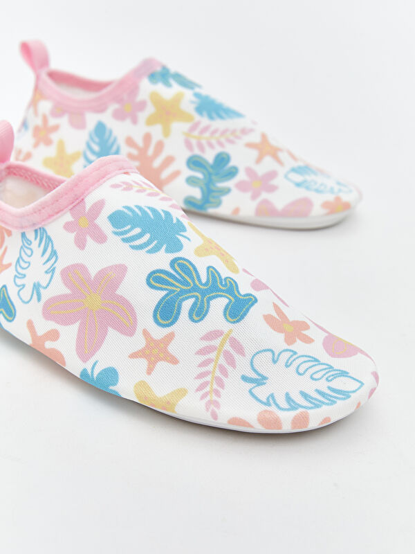 Baskılı Kız Bebek Deniz Ayakkabısı - Görsel 4