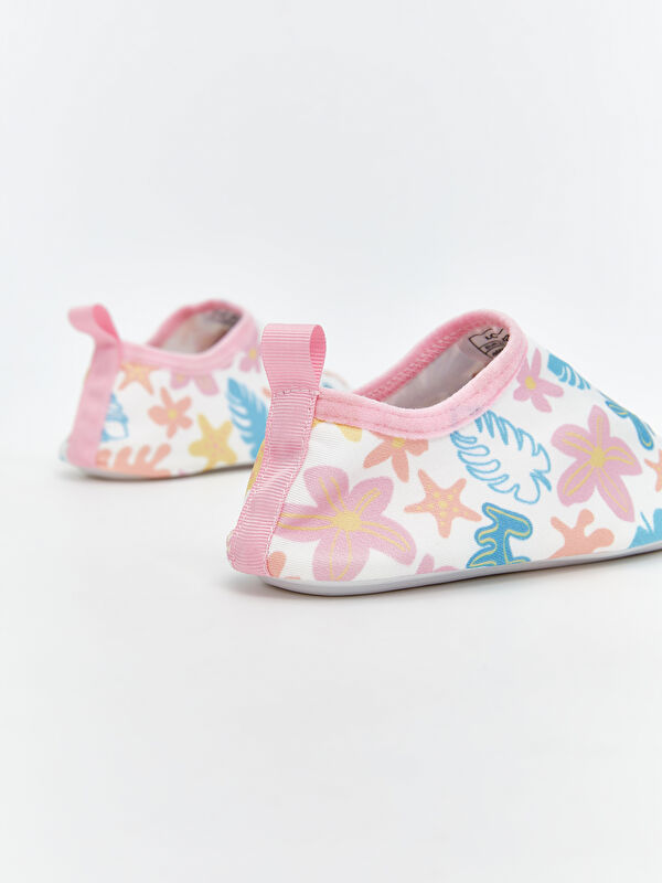 Baskılı Kız Bebek Deniz Ayakkabısı - Görsel 6