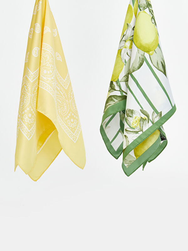 LCW ACCESSORIES Baskılı Kadın Bandana 2'li
