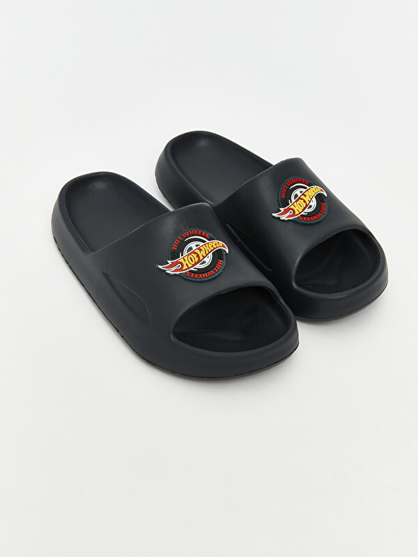 LCW STEPS Hot Wheels Baskılı Erkek Çocuk Terlik