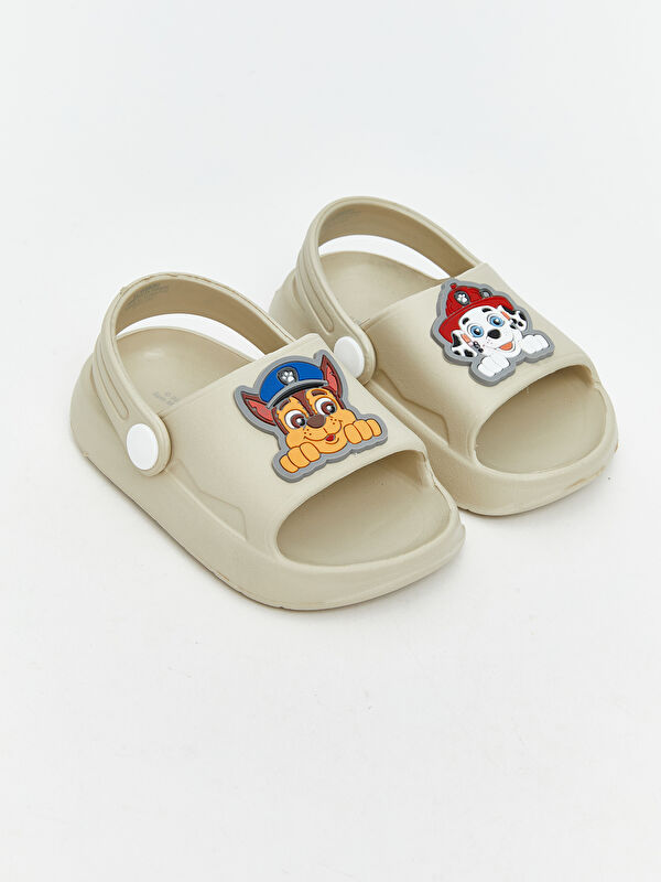 LCW STEPS Paw Patrol Baskılı Erkek Bebek Plaj Sandaleti