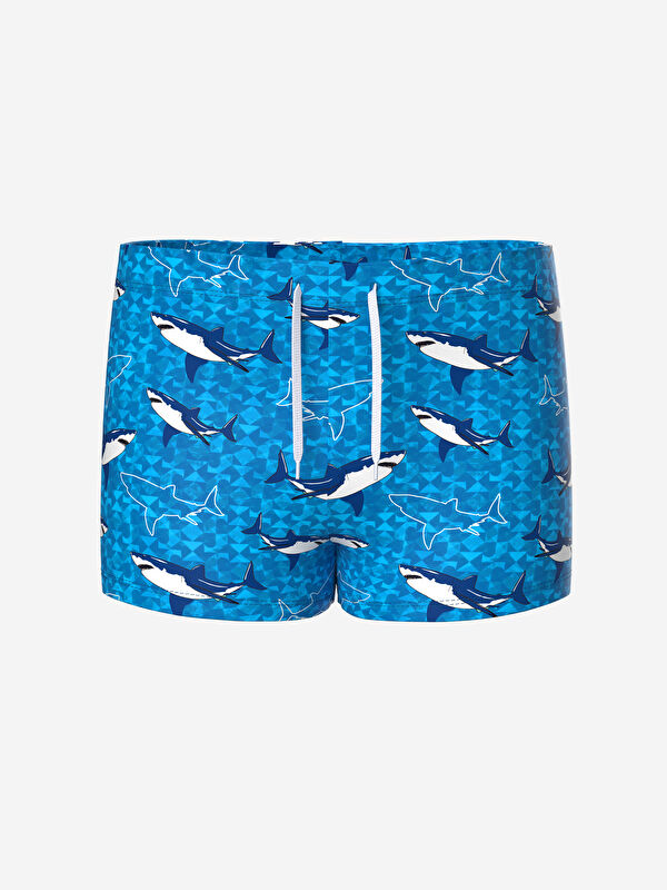 LCW Kids Hızlı Kuruyan UV Korumalı Erkek Çocuk Boxer Mayo