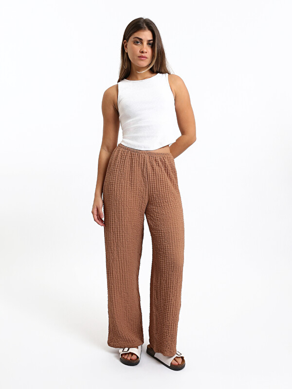 XSIDE Elasticated Waist Relaxed Fit Women's Trousers