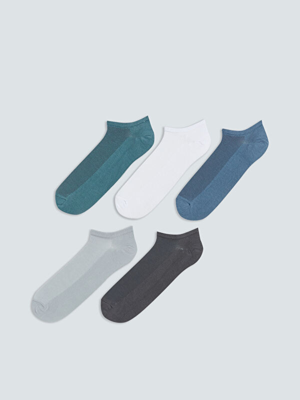 Erkek 5'li Paket Sneaker Çorap - Görsel 2