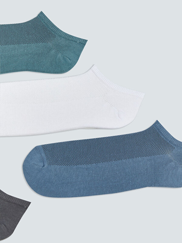 Erkek 5'li Paket Sneaker Çorap - Görsel 5
