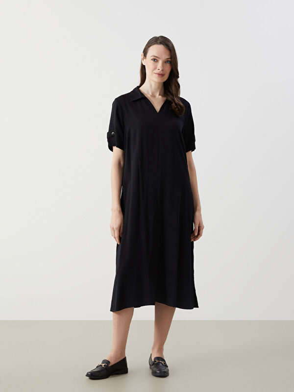 LCW Grace Damenkleid mit Hemdkragen