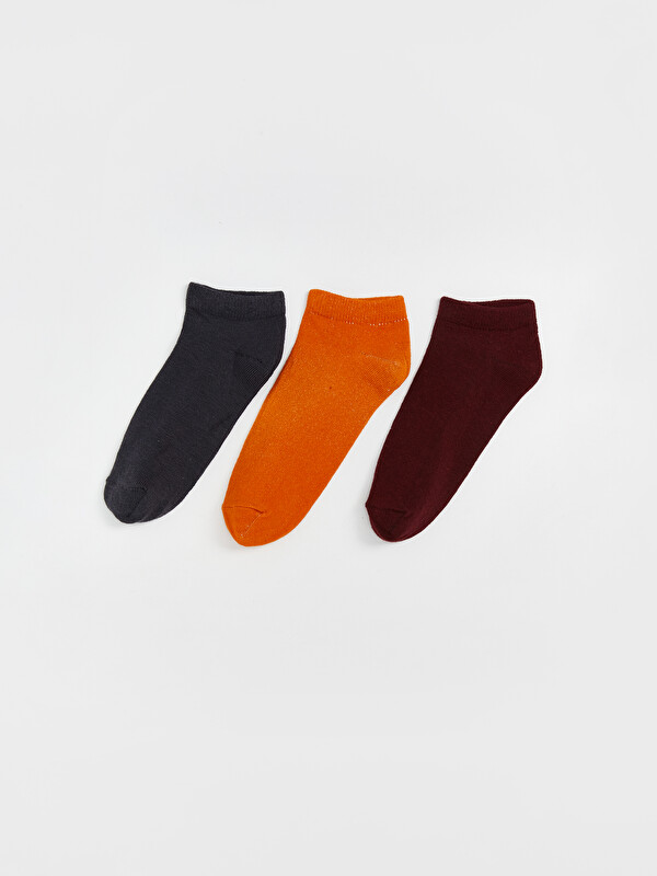 LCW ECO Basic Erkek Çocuk Patik Çorap 3'lü
