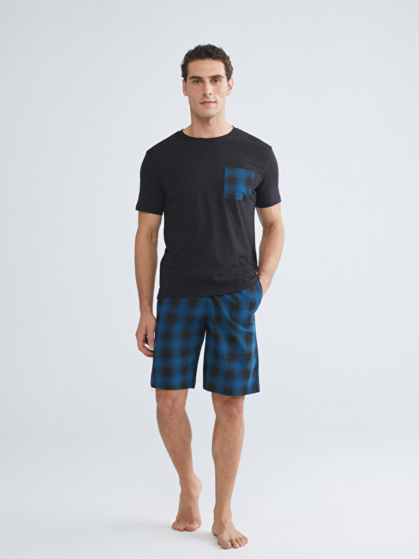 LC WAIKIKI Standart Kalıp Erkek Şortlu Pijama Takımı