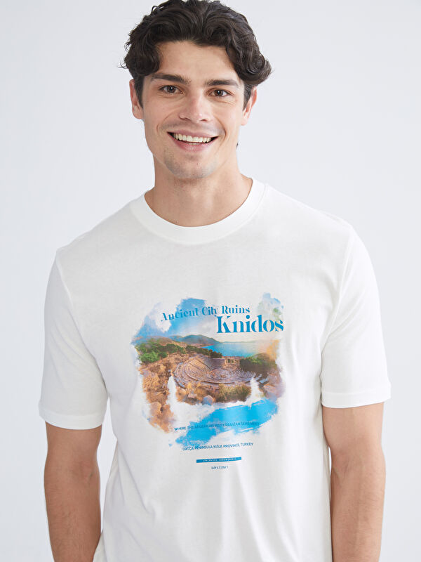 XSIDE Bisiklet Yaka Penye Erkek Tişört