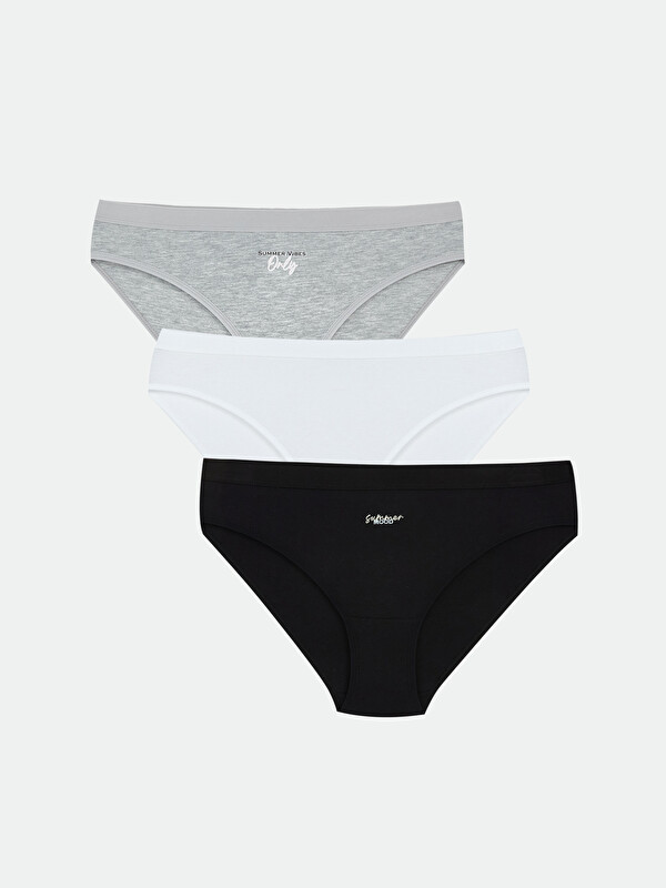 LCW Young Baskılı Bikini Külot 3'lü