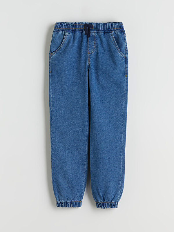 LCW Kids Beli Lastikli Erkek Çocuk Jogger Jean Pantolon