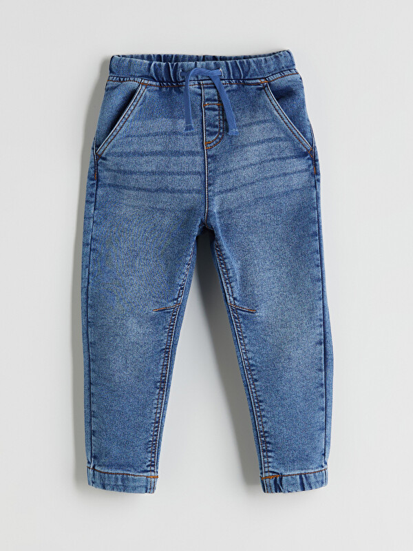 LCW Kids Beli Lastikli Erkek Çocuk Jean Pantolon