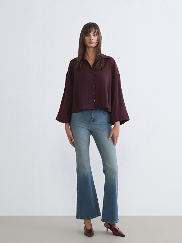 LCW Jeans Mars Flare Kadın Jean Pantolon
