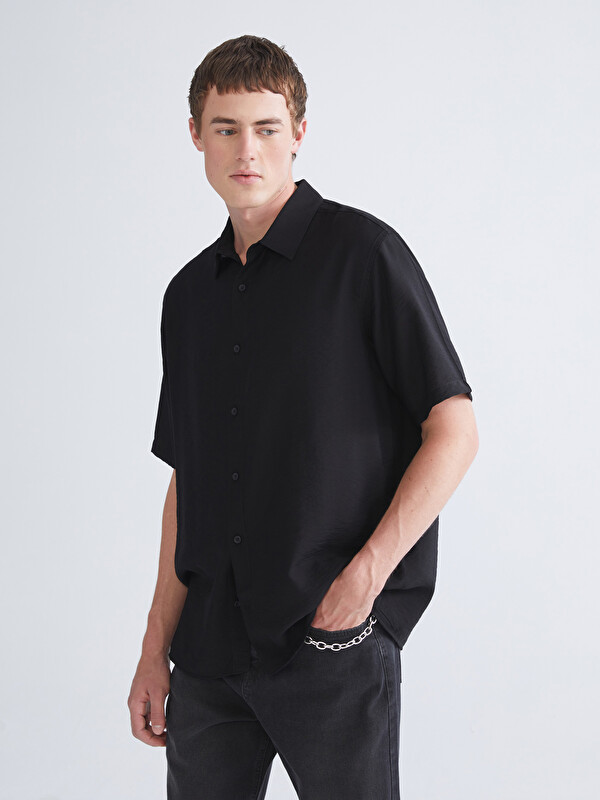 XSIDE Regular Fit Short Sleeve Men's Shirt