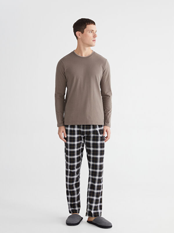 LC WAIKIKI Standart Kalıp Ekose Erkek Pijama Alt
