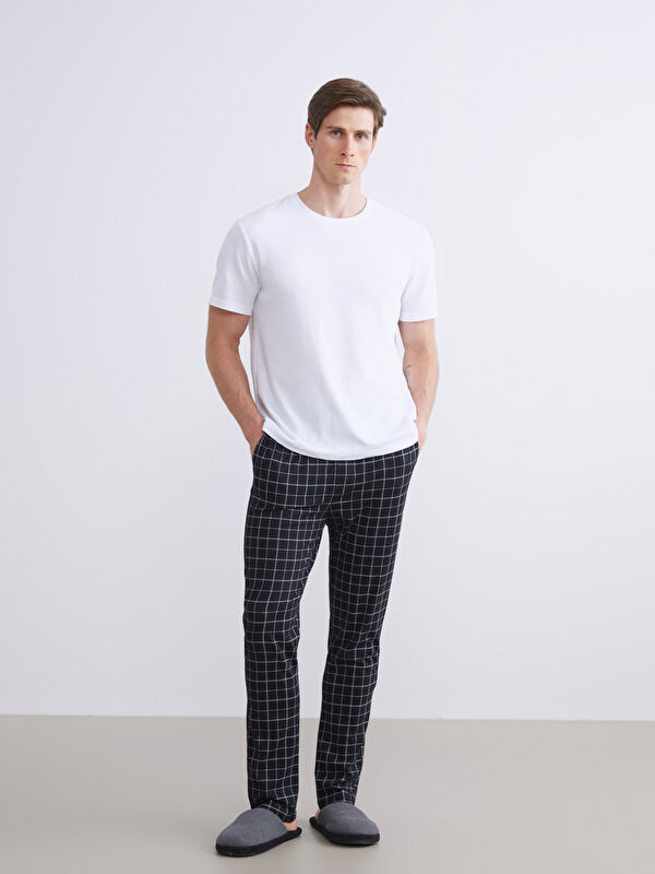 LC WAIKIKI Standart Kalıp Ekose Erkek Pijama Alt