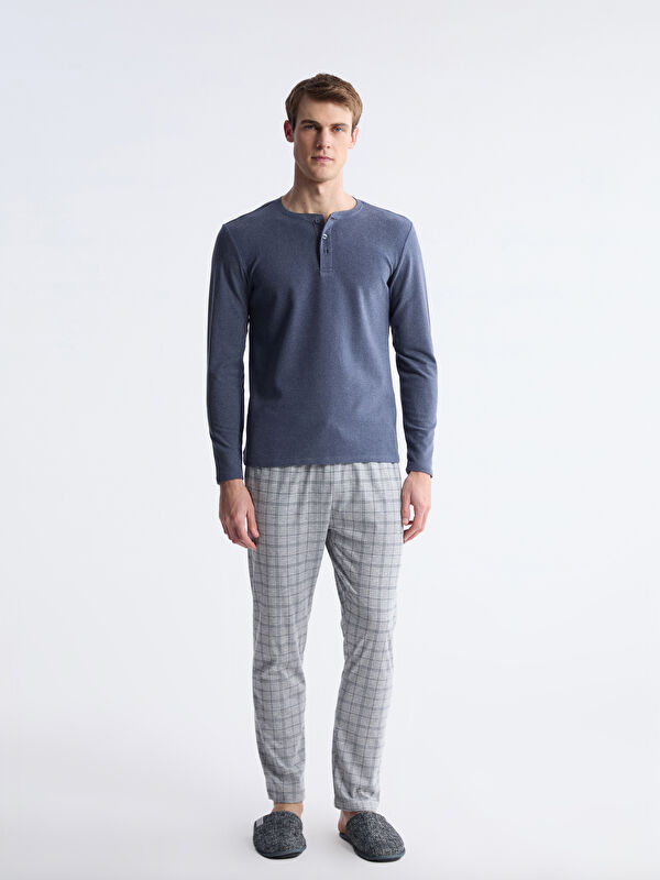 LC WAIKIKI Standart Kalıp Ekose Erkek Pijama Alt