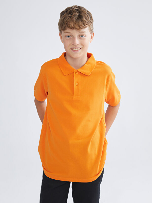 LCW Kids Polo Yaka Erkek Çocuk Tişört