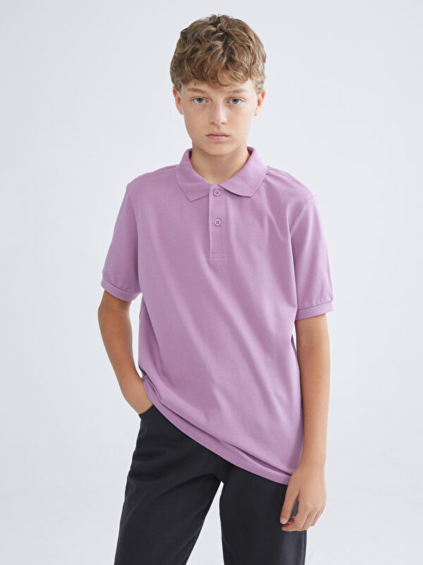 LCW Kids Polo Yaka Erkek Çocuk Tişört