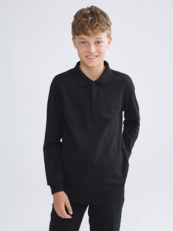 LCW Kids Polo Yaka Erkek Çocuk Tişört