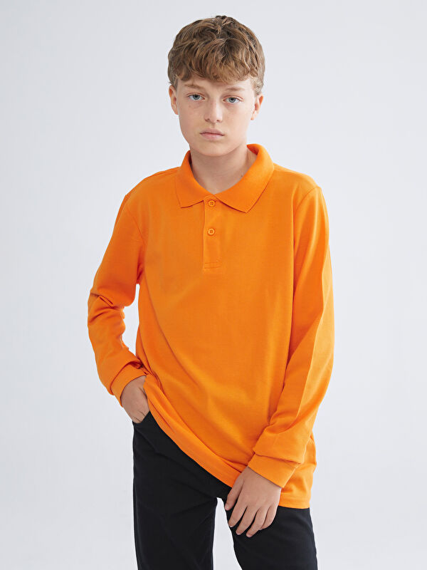 LCW Kids Polo Yaka Erkek Çocuk Tişört