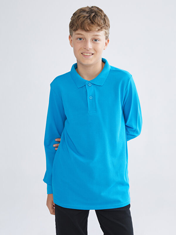 LCW Kids Polo Yaka Erkek Çocuk Tişört