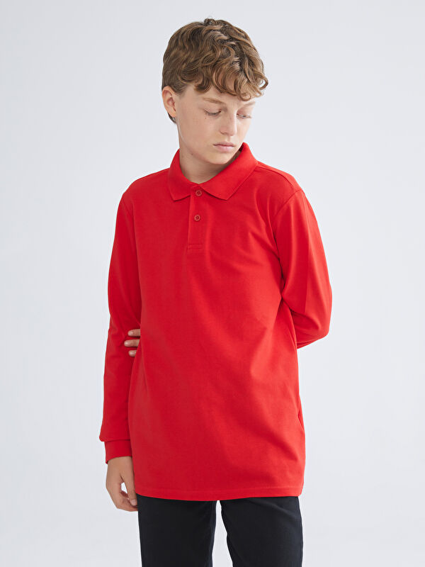 LCW Kids Polo Yaka Erkek Çocuk Tişört