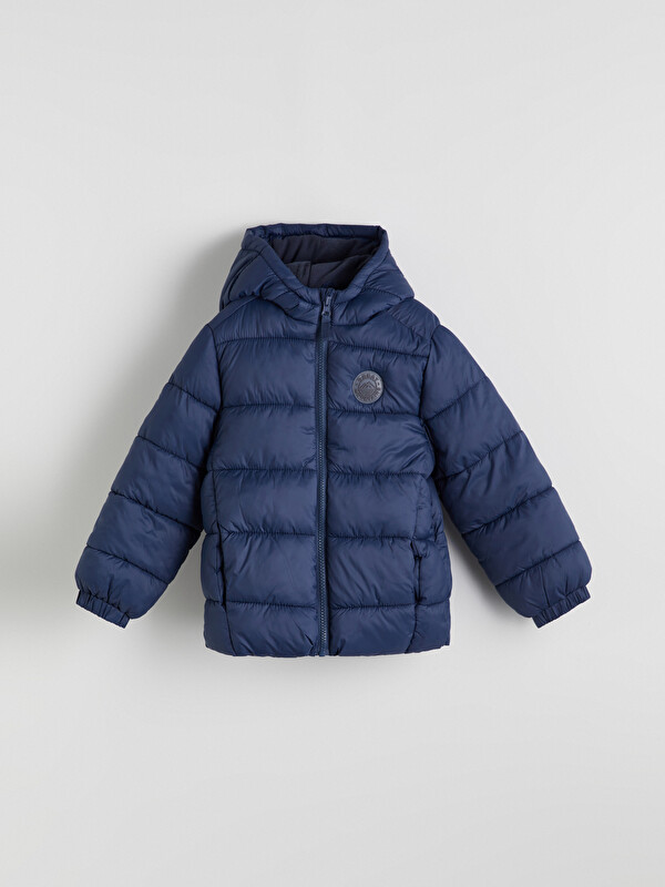 LCW Kids Kapüşonlu Polar Astarlı Erkek Çocuk Şişme Mont